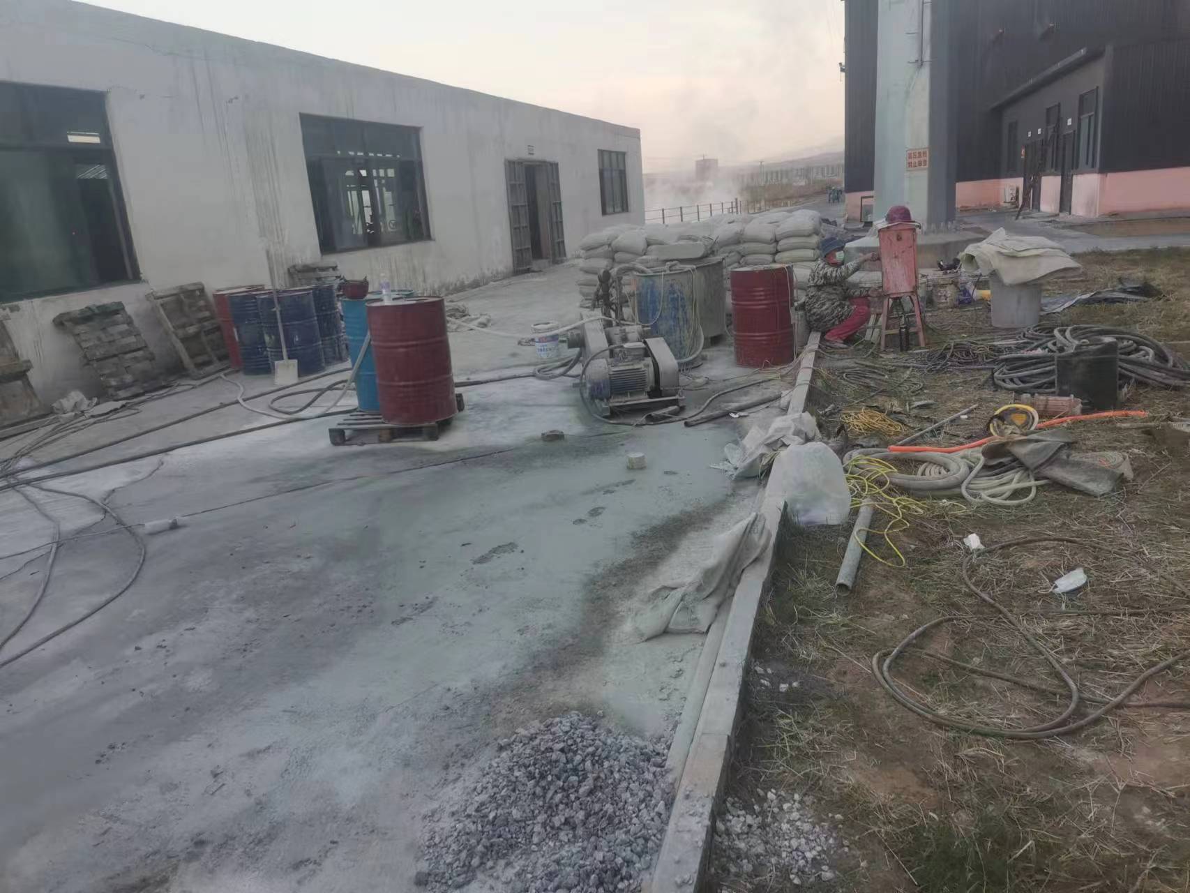 双台子厂房地基沉降注浆